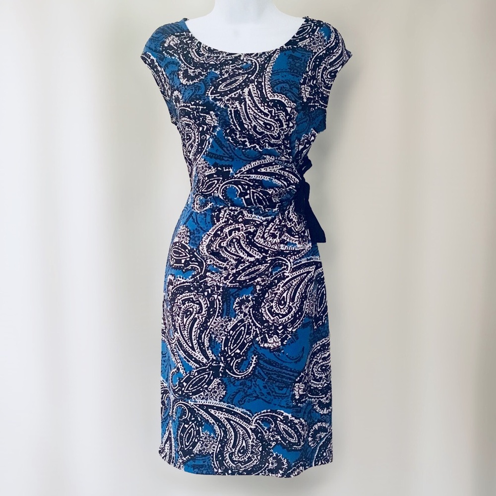 CLOSET BLOWOUT!   The Limited Cap Sleeve Print Career Dress